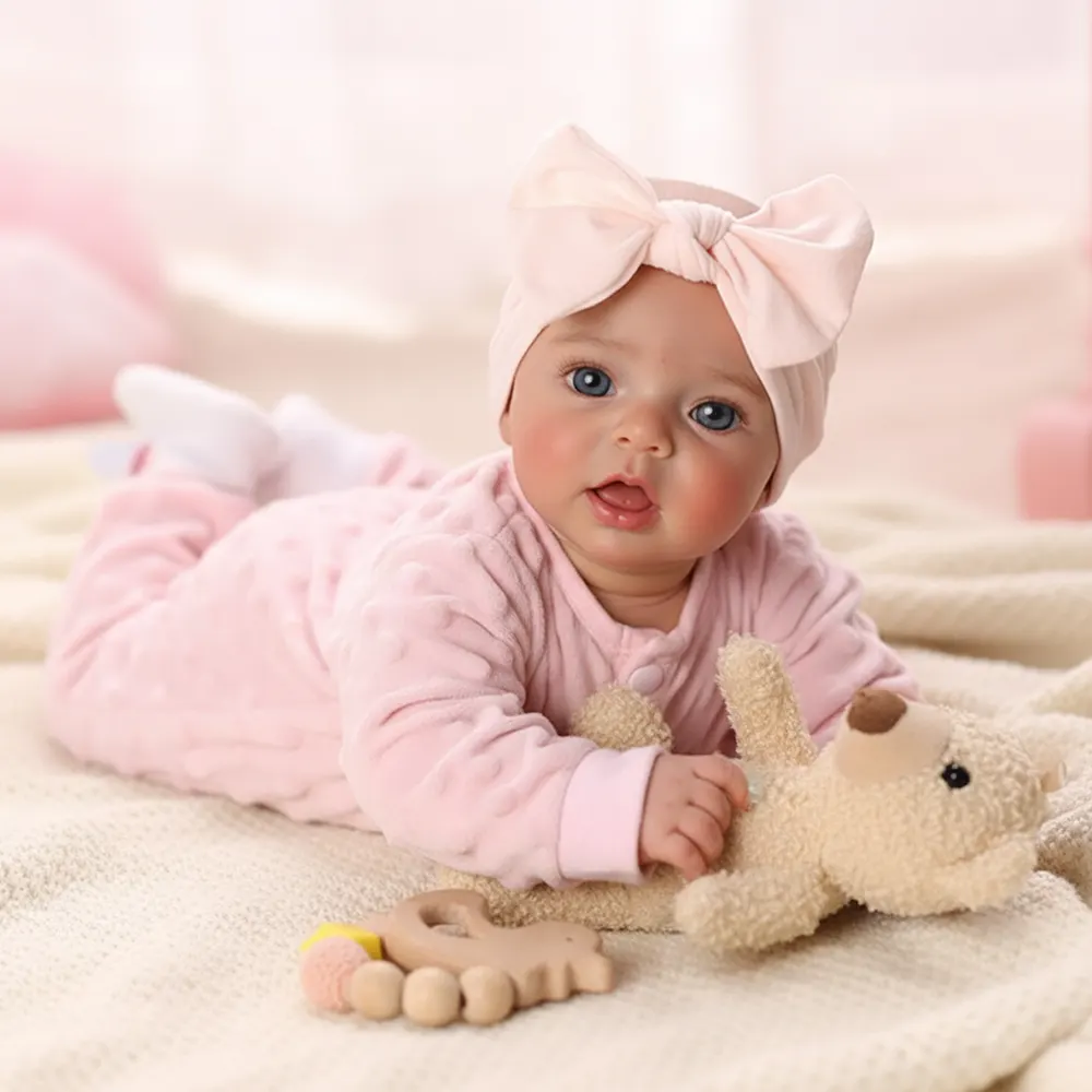 17" Reborn Doll with Real Baby Sounds and Regular Thumping Heartbeat, photograph 6