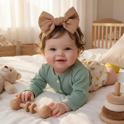 20" Angelic Reborn Baby Girl with Glowing Round Face and Gentle Heartbeat Motion