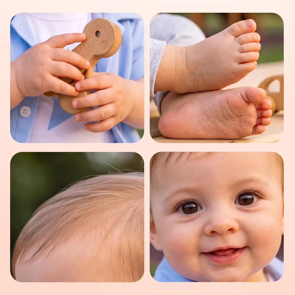 20" Realistic Reborn Baby Boy Doll Vinyl with Rooted Hair - Kit, photograph 3