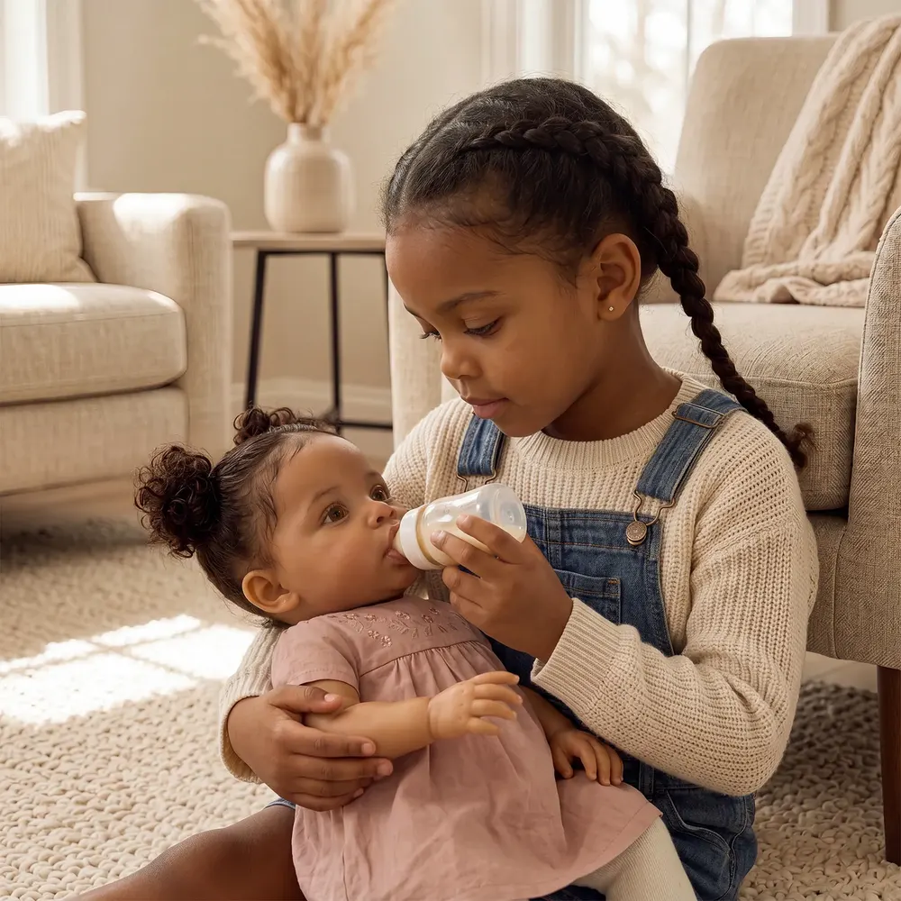 African American 20" Heartbeat Reborn Toddler Doll, Soft – Isla, photograph 6