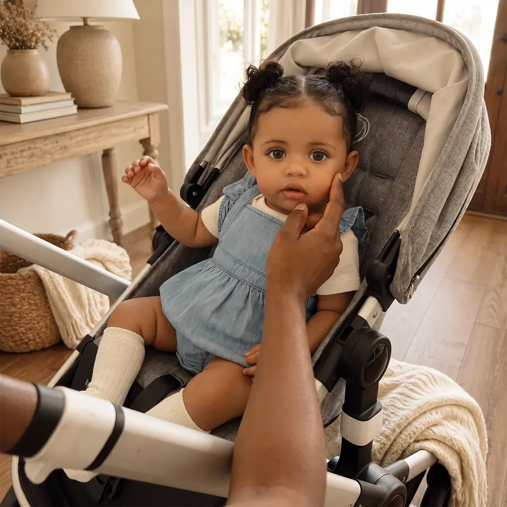 Heartbeat 20" African American Lifelike, Soft & Adorable Reborn Toddler Doll - Isla, photograph 2