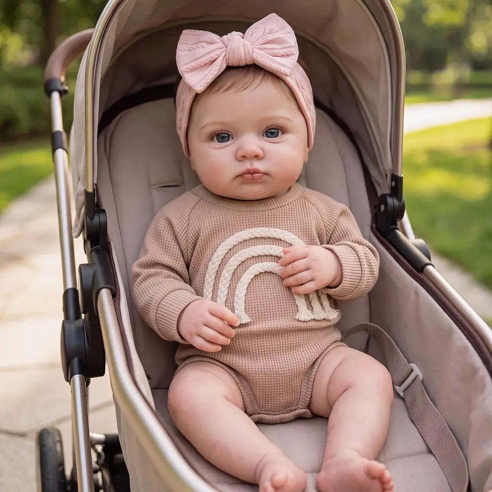 20" Heartbeat Reborn Toddler Doll Soft, Realistic & Cuddly - Isel, photograph 6