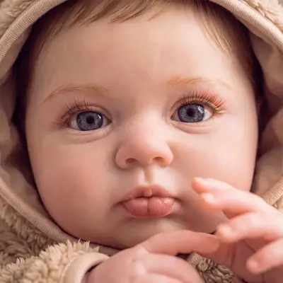 20" Heartbeat Reborn Toddler Doll with Cozy Feel and Adorable Baby Features - Isel