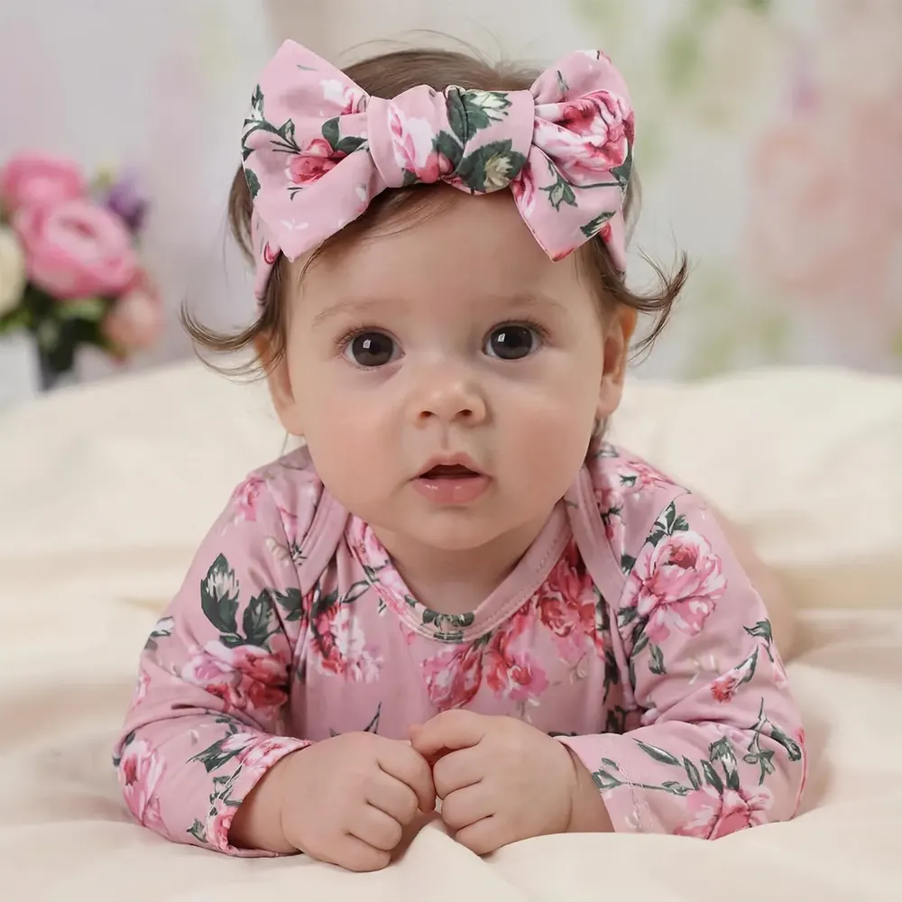 20" Realistic Reborn Baby Doll with Real Baby Sounds and Cloth Body in Soft Touch, photograph 4