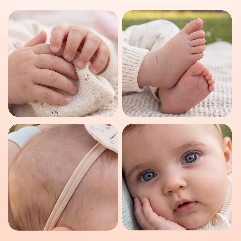20" Realistic Reborn Baby Doll with Weighted Soft Body - Bunella, photograph 3