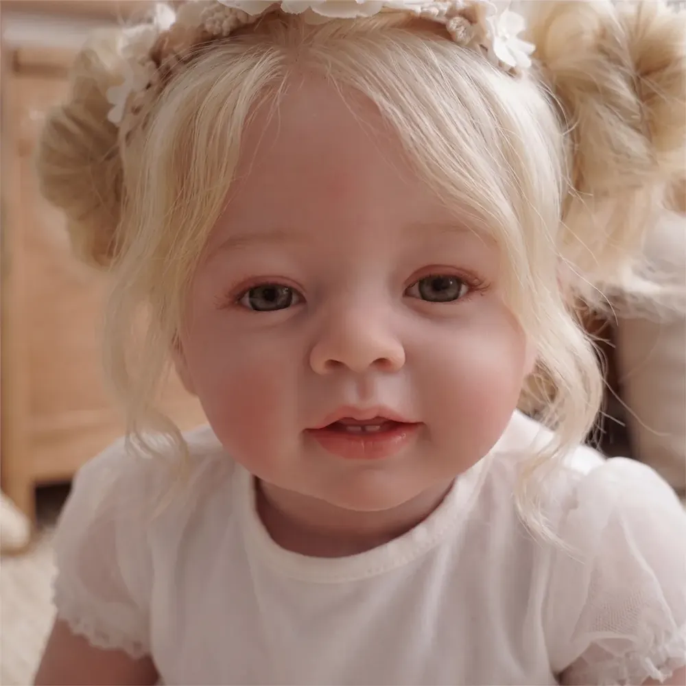 20" Reborn Baby Dolls with Heartbeat Coos and Breath – Miri, photograph 2