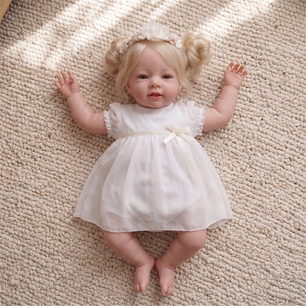 20" Reborn Baby Dolls with Heartbeat Coos and Breath – Miri, photograph 3
