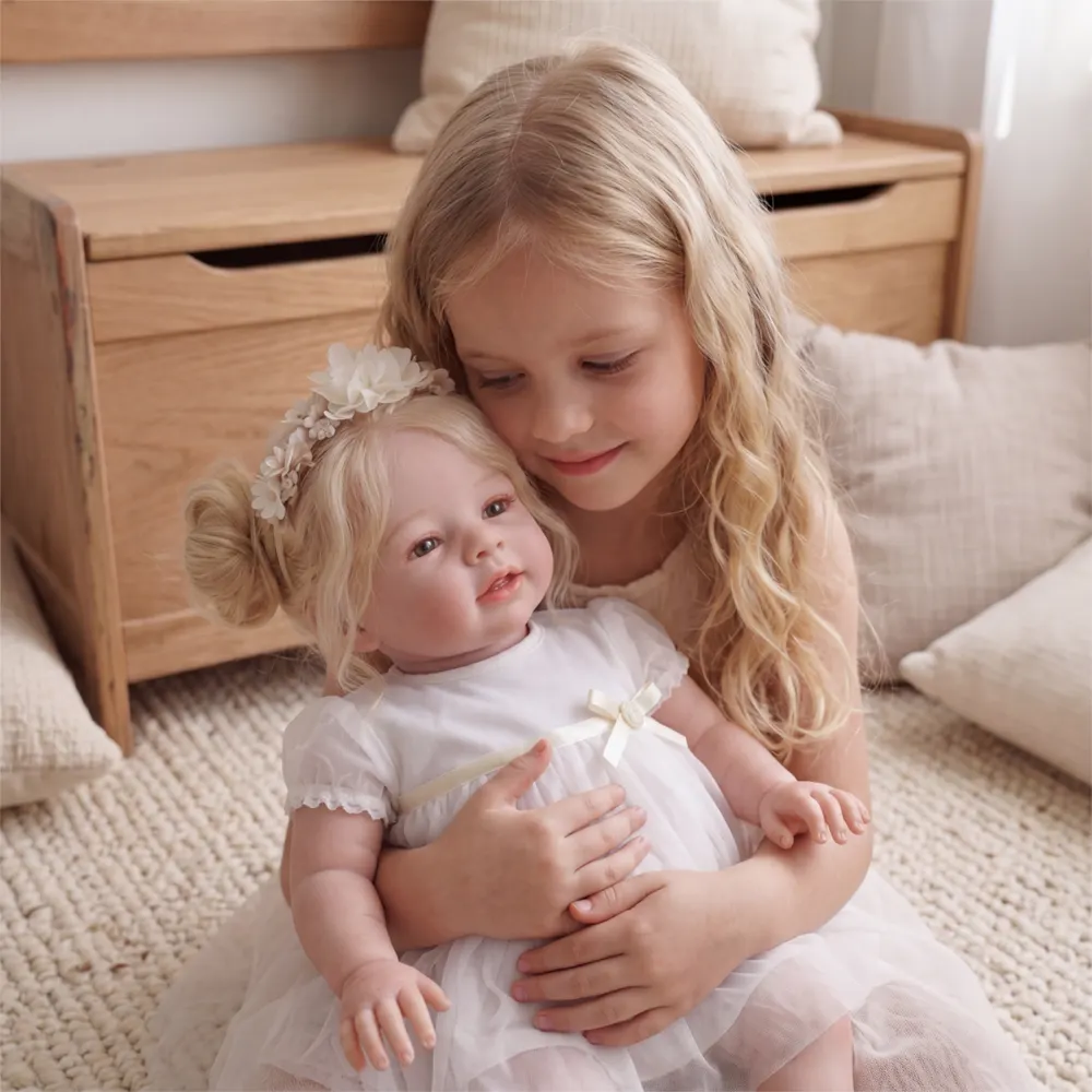 20" Reborn Baby Dolls with Heartbeat Coos and Breath – Miri, photograph 6
