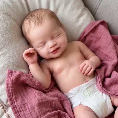 Full Body Silicone 12"/16"/20" Peaceful Sleeping Reborn Baby Doll - Orelis