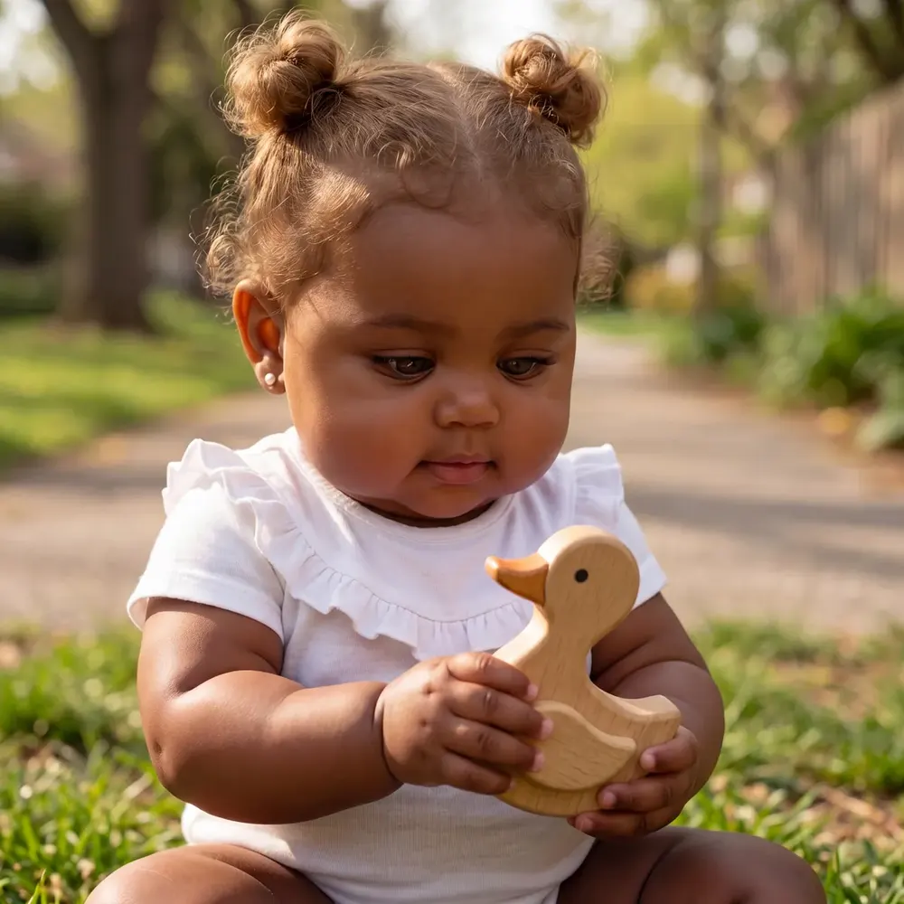 Full-Body Silicone African American Reborn Baby Doll Amara—12"/16" Ultra-Realistic, photograph 3
