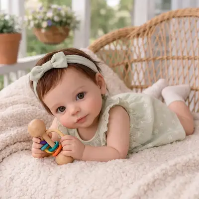Heartbeat & Breath Reborn Baby Doll 17" Girl with Soft Body - Farrah