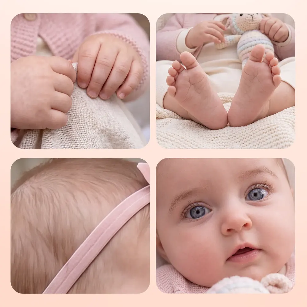 Heartbeat & Breath Reborn Baby Doll 20" with Weighted Soft Body – Bunella, photograph 3