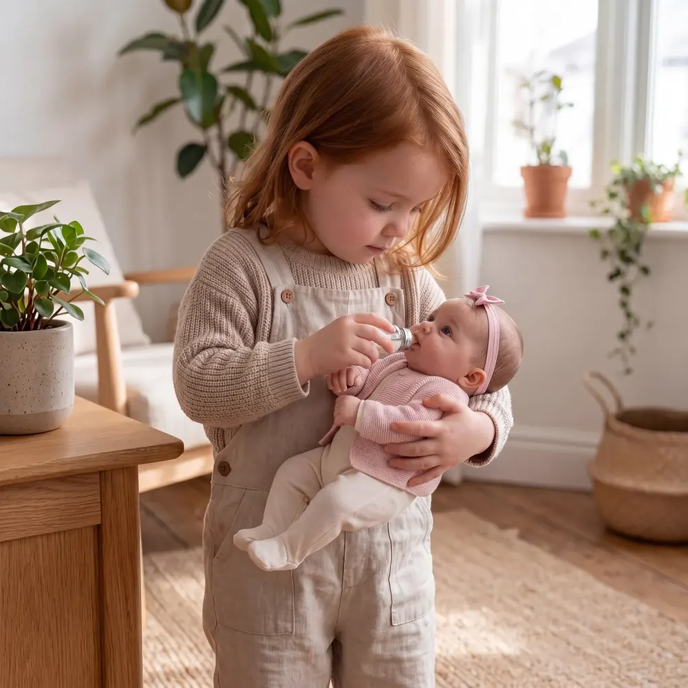 Heartbeat & Breath Reborn Baby Doll 20" with Weighted Soft Body – Bunella, photograph 5