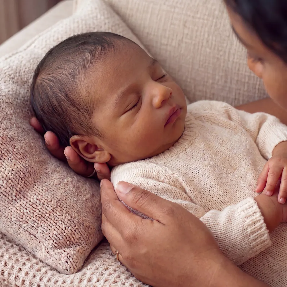 Miles 12"/16" African American Reborn Baby Doll, photograph 6