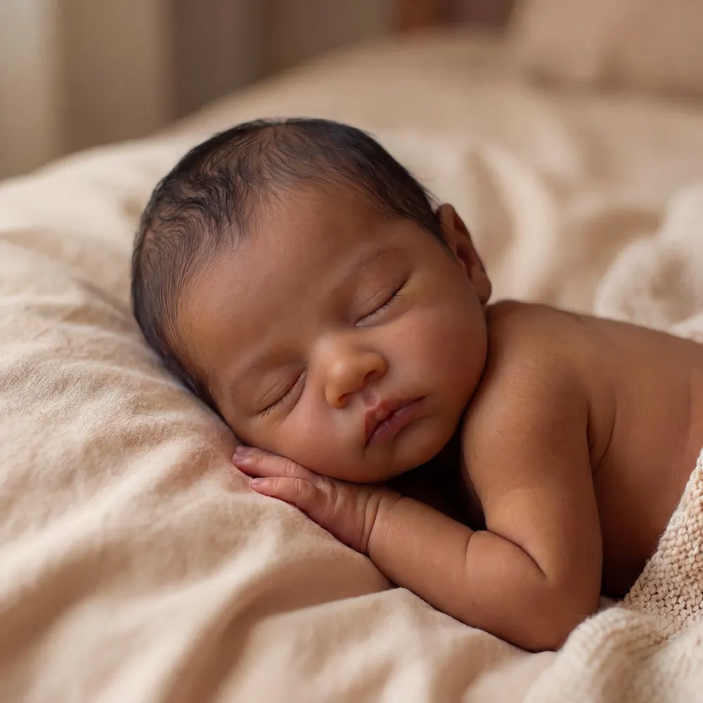 Miles 12"/16"African American Reborn Baby Doll