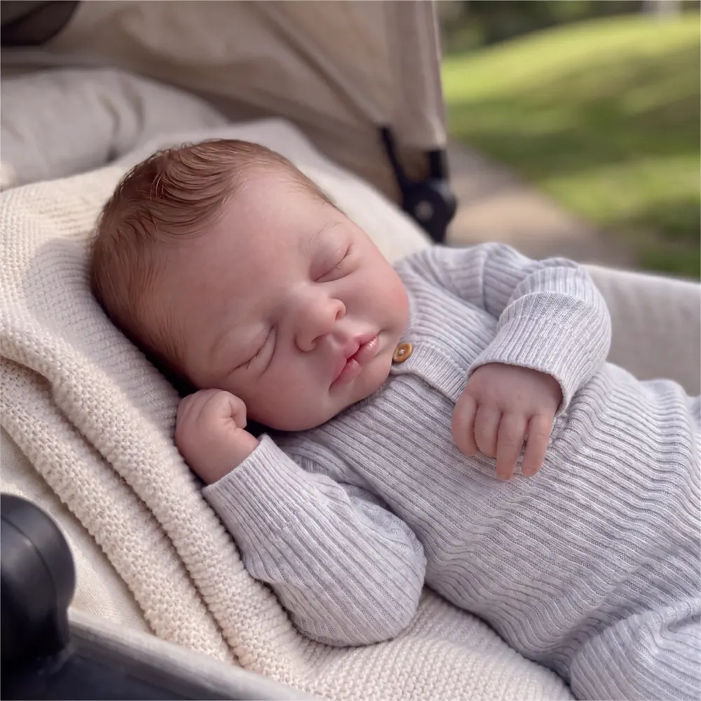 12"/16" Newborn Baby Full Body Silicone Doll with Smooth Touch and Realistic Baby – Nia, photograph 2