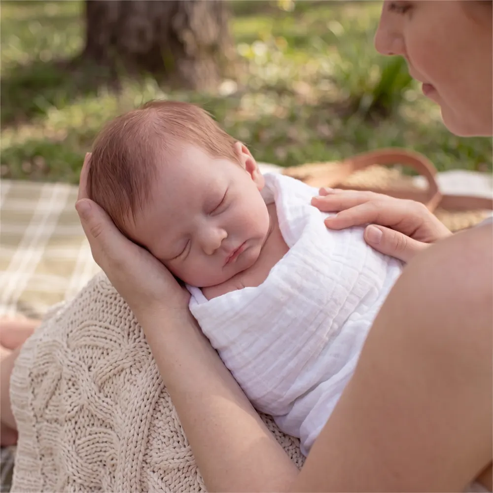 12" & 16" Reborn Baby Dolls with Lifelike Soft Skin Newborn Hand-Painted Features – Bex, photograph 3