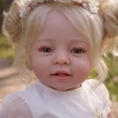 20" Heartbeat Breathing Reborn Baby Dolls Toddler Baby Girl – Miri