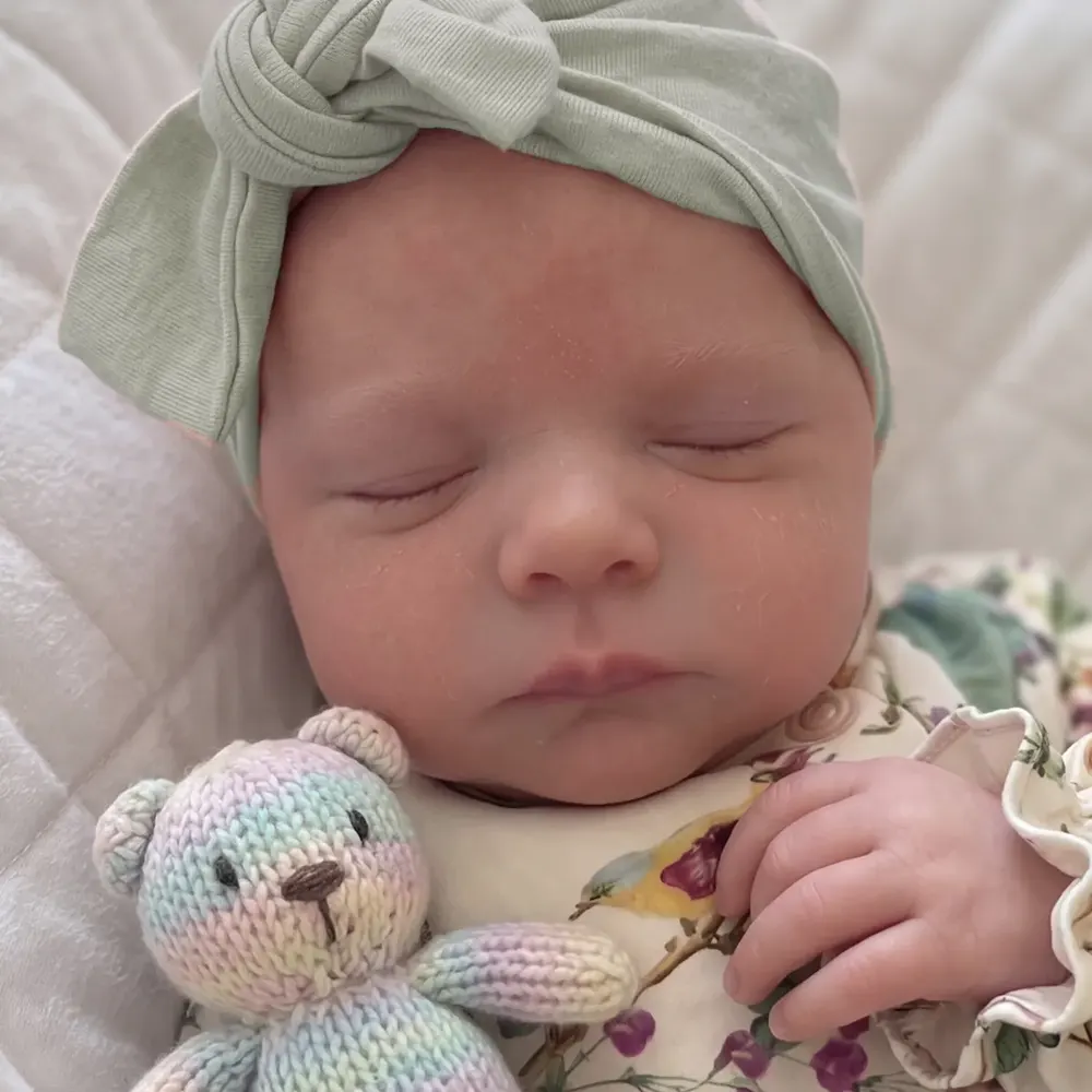 Realistic Baby Girl/Boy 12"/16" Sizes, Reborn Newborn Girl with Soft Natural Skin, photograph 6