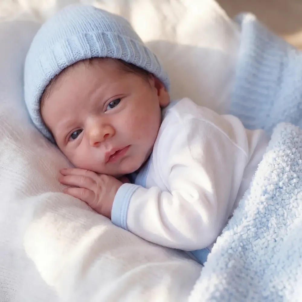 A Micah reborn baby doll