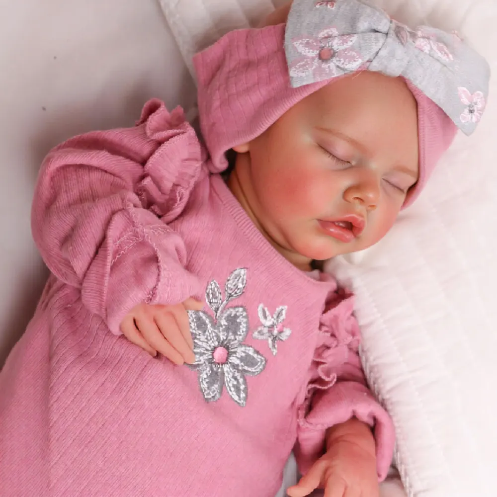 Realistic Baby Dolls Boy with Soft Touch Body, 17" Heartbeat Breathing, photograph 4