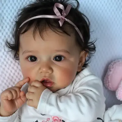 Super Lovely 20" Lifelike Alina Reborn Toddler Silicone Vinyl Baby Doll Girl