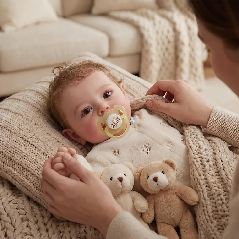 Realistic Reborn Baby Dolls with Newborn Features, 18" Girl, photograph 2