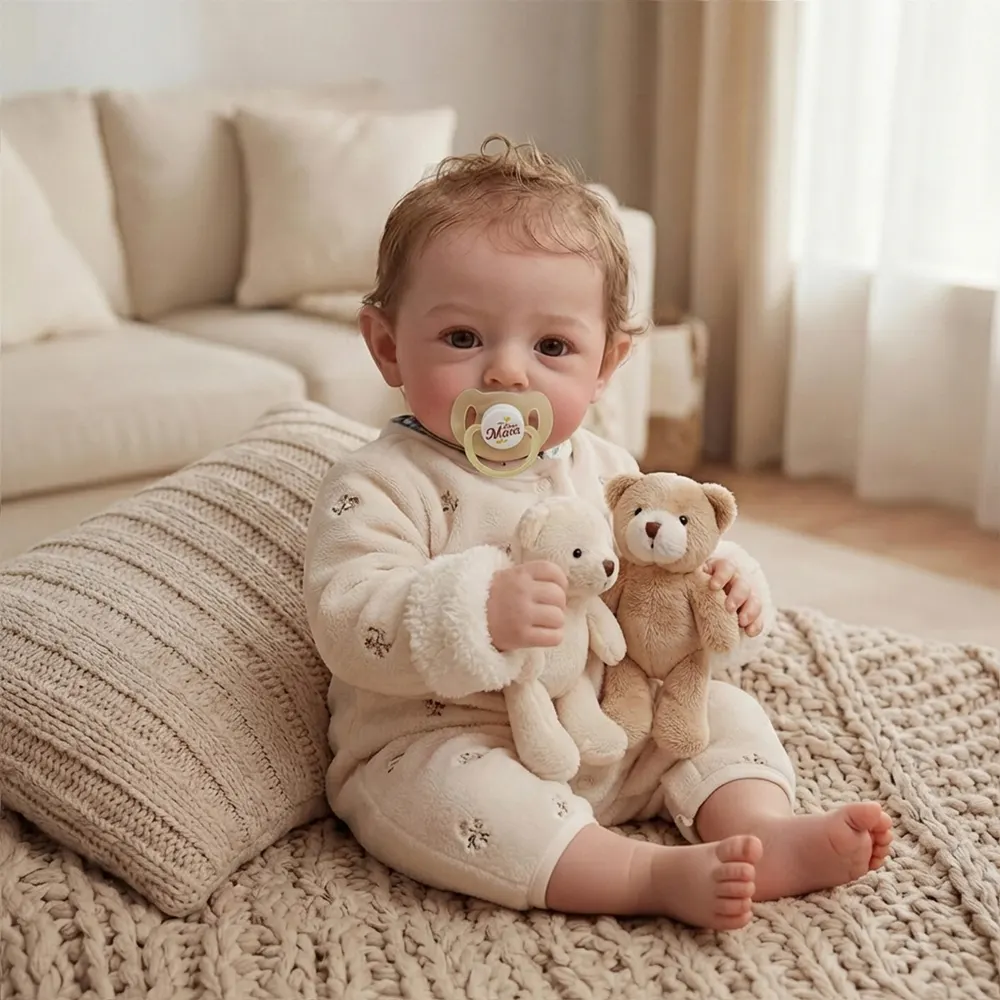 Realistic Reborn Baby Dolls with Newborn Features, 18" Girl, photograph 3