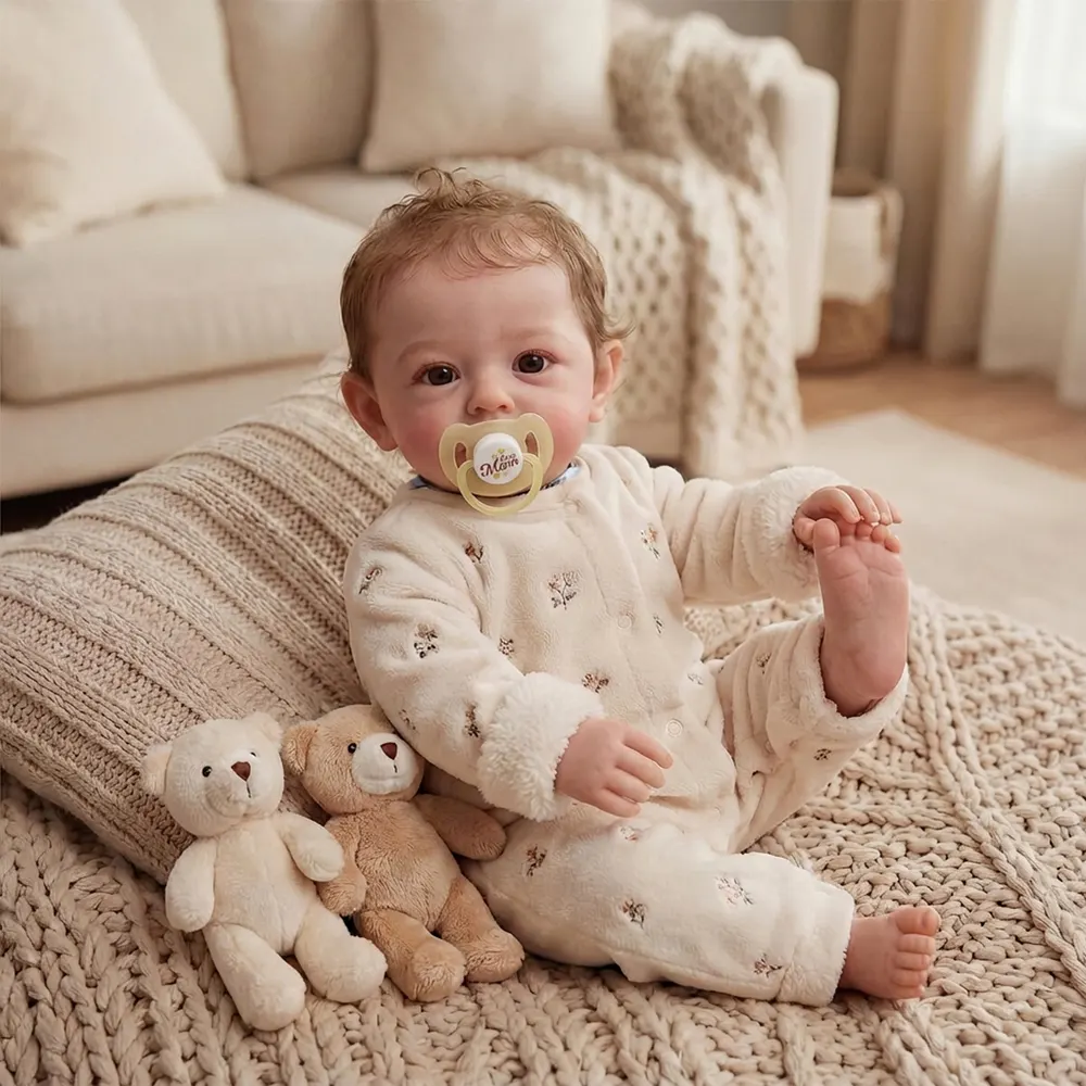 Realistic Reborn Baby Dolls with Newborn Features, 18" Girl, photograph 5