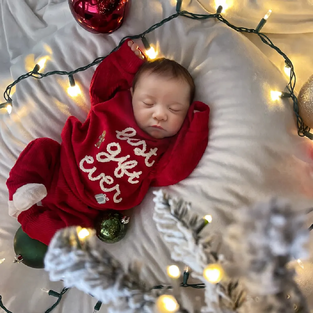 Realistic Reborn Boy Doll with Heartbeat Function, 20" Newborn Baby with Cute Tiny