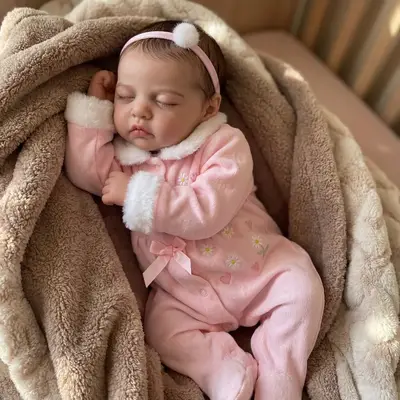 Reborn Baby Doll 17" Lifelike Soft Body Girl – Marcelline