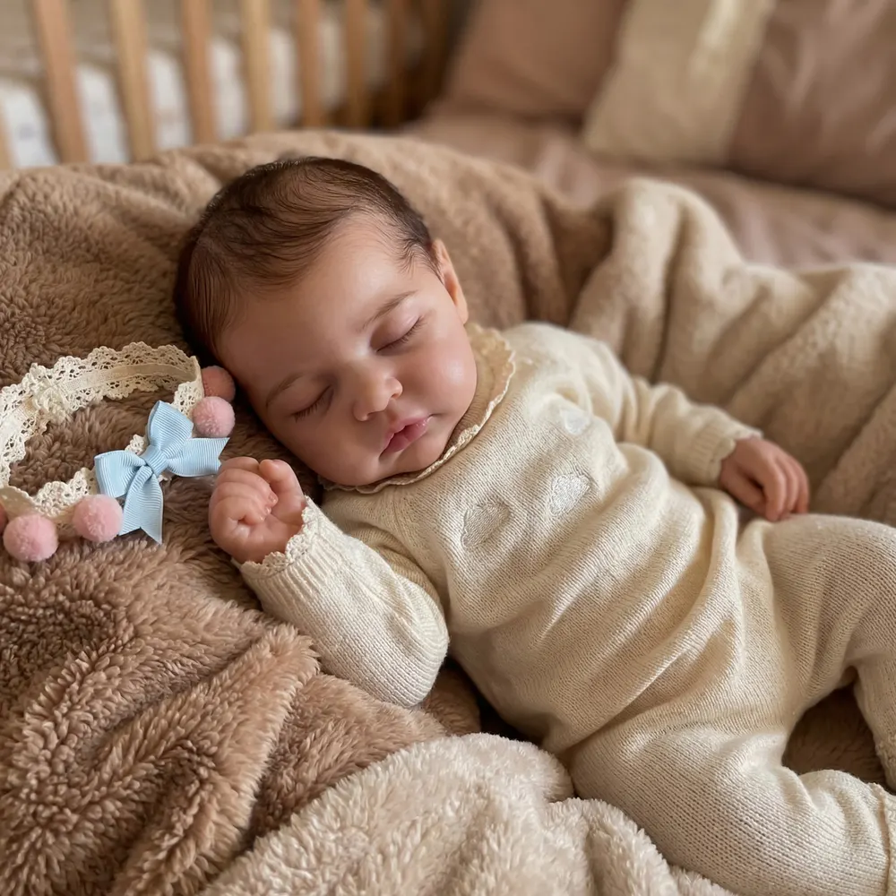 Reborn Baby Doll 17" Lifelike Soft Body Girl – Quenby