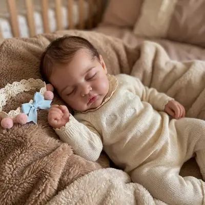 Reborn Baby Doll 17" Lifelike Soft Body Girl – Quenby