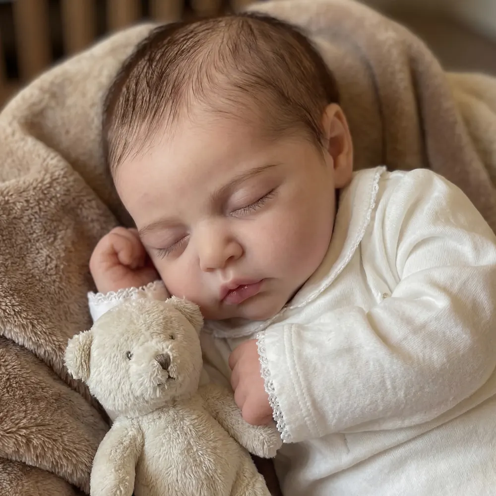 Reborn Baby Doll 17" Lifelike Soft Body Girl – Rumer, photograph 3