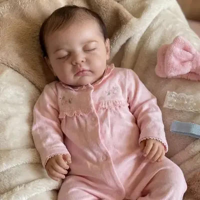 Reborn Baby Doll 17" Lifelike Soft Body Girl – Thais