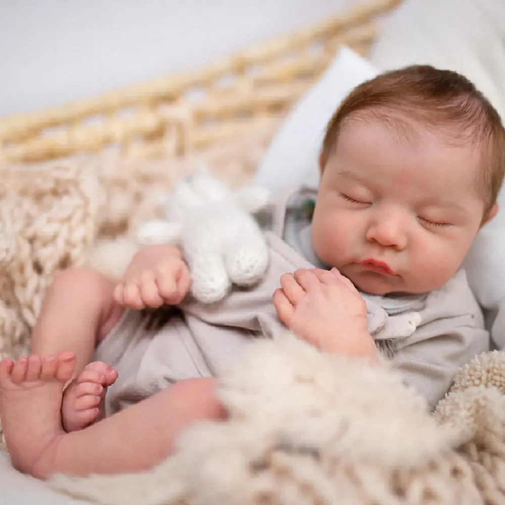 Reborn Baby Doll 20" Lifelike Soft Body Boy—Alistair, photograph 4