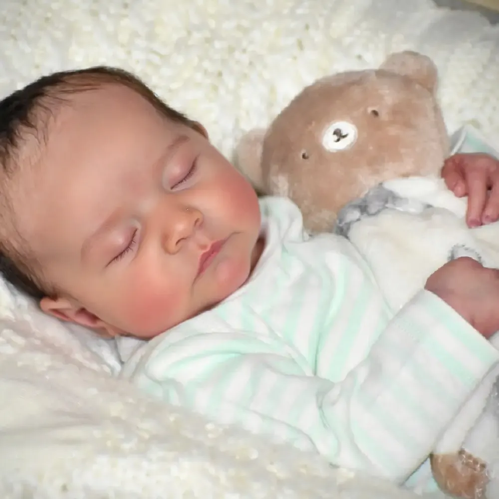 Reborn Baby Doll 20" Lifelike Soft Body Boy—Caius, photograph 2