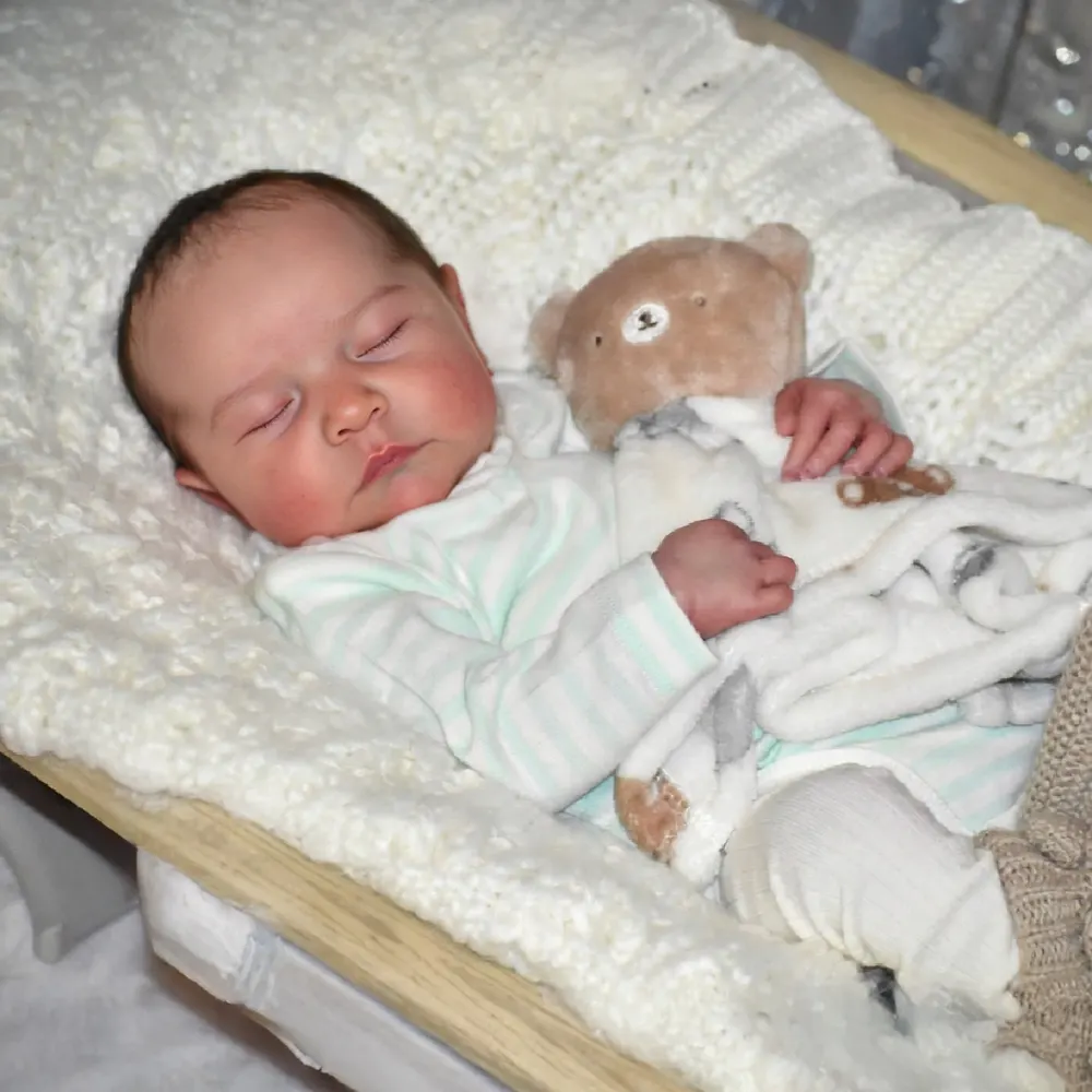 Reborn Baby Doll 20" Lifelike Soft Body Boy—Caius, photograph 3