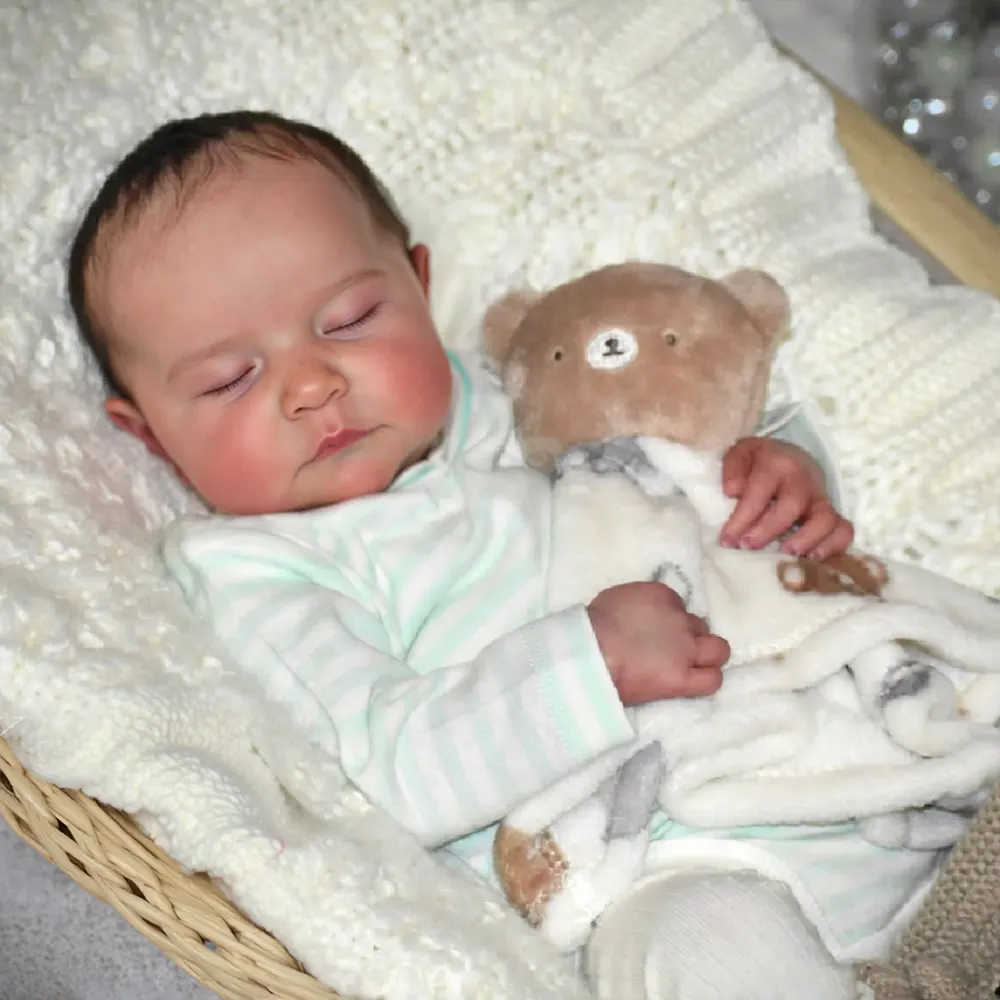 Reborn Baby Doll 20" Lifelike Soft Body Boy—Caius, photograph 5