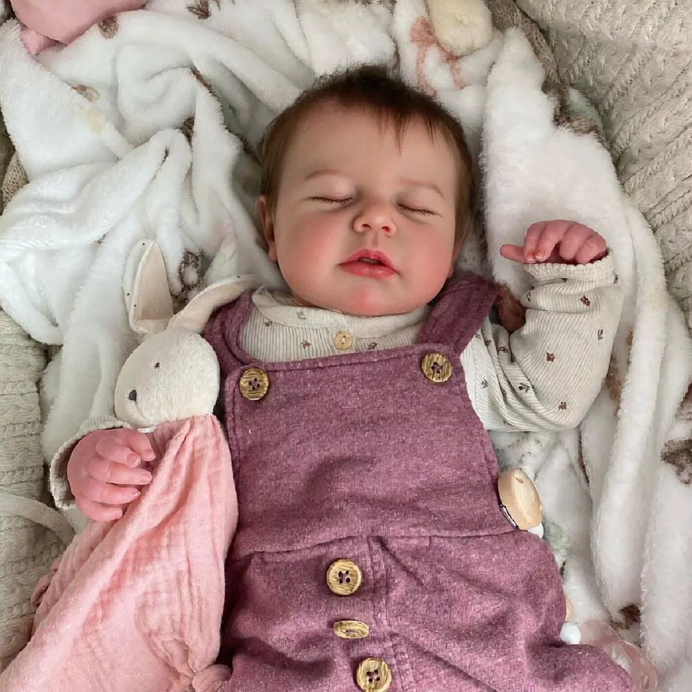 Reborn Baby Doll 20" Lifelike Soft Body Girl—Eamon, photograph 2