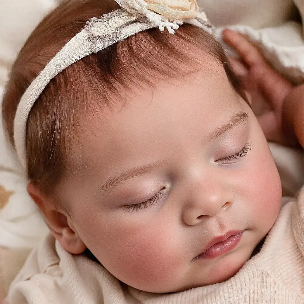 Reborn Baby Doll 20" Lifelike Soft Body Girl – Lavinia, photograph 4