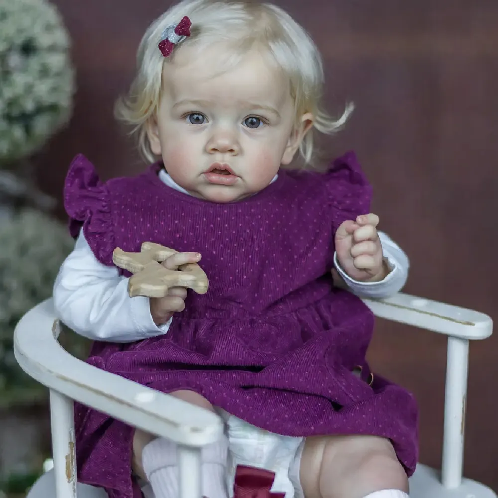 Reborn Baby Doll 20" Lifelike Soft Body Girl—Ondine, photograph 2