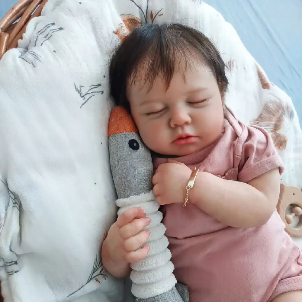 Reborn Baby Doll 20" Lifelike Soft Body Girl—Tobias, photograph 2