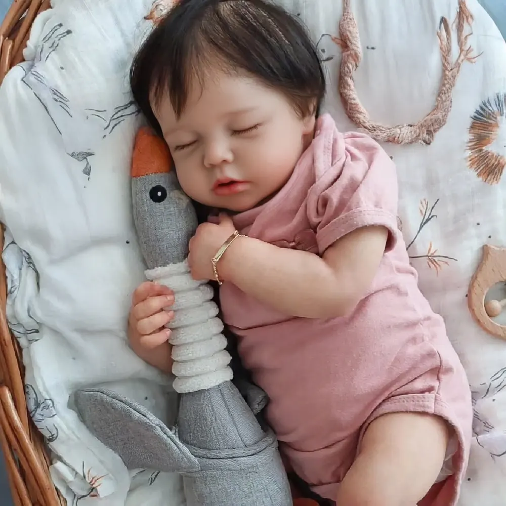 Reborn Baby Doll 20" Lifelike Soft Body Girl—Tobias, photograph 4