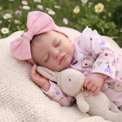 Reborn Baby Doll 20" Lovely Newborn Girl with Heartbeat Coos and Breathing Function – Macy