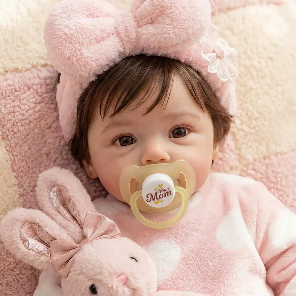 Reborn Baby Dolls 18" Awake Girl with Lifelike Heartbeat and Breathing Function, photograph 3