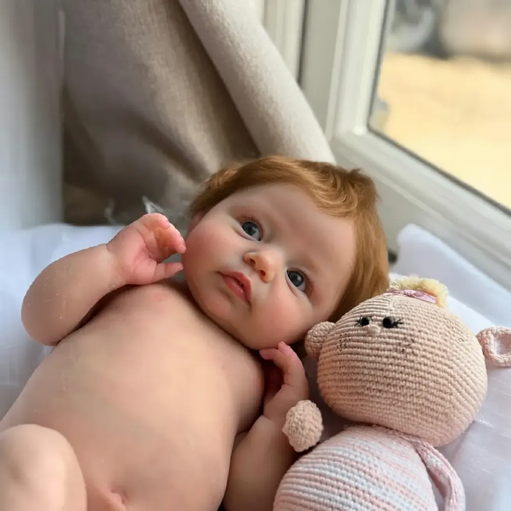 Reborn Baby Dolls Silicone with Lifelike Baby Touch, 12"/16"/20" Newborn Girls, photograph 4