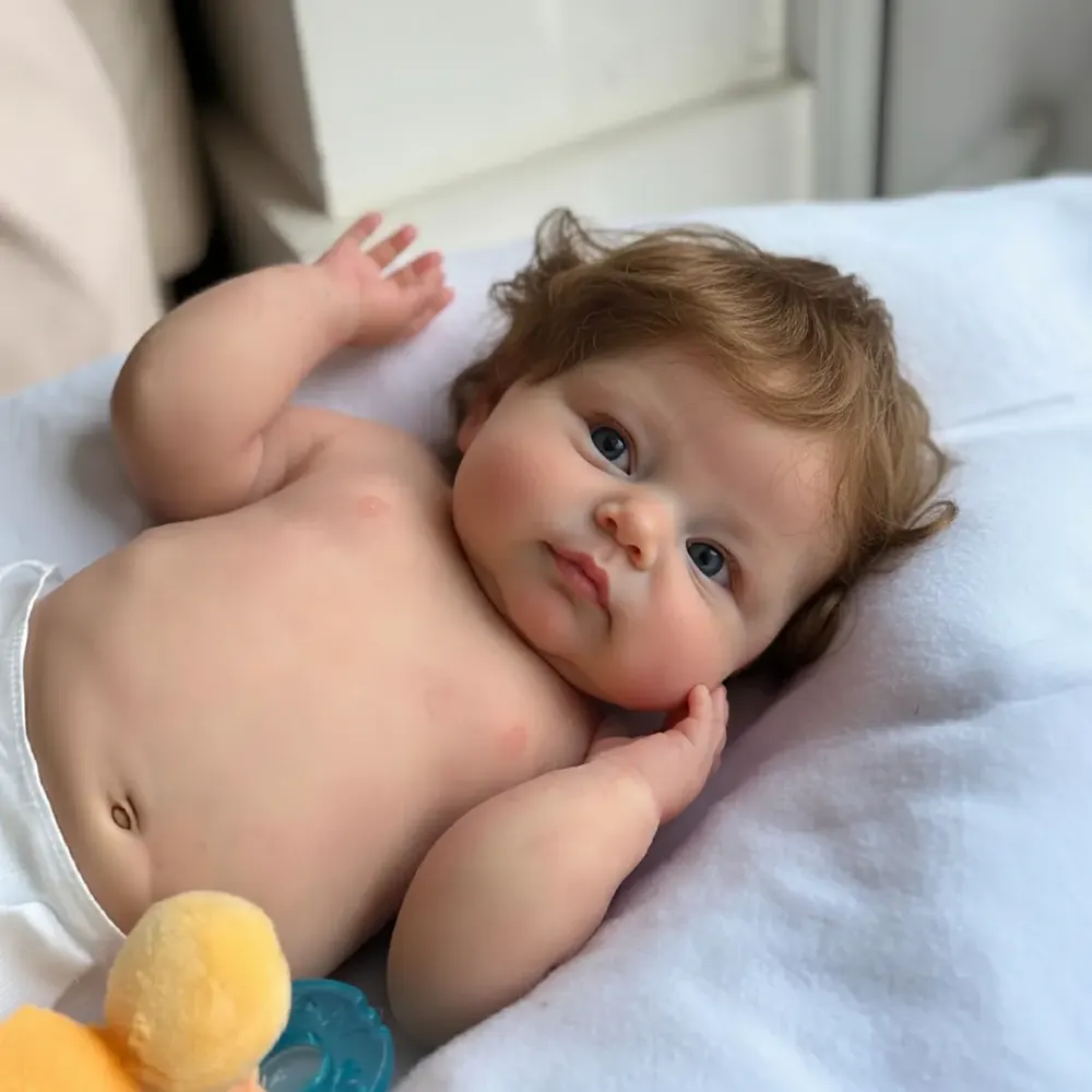 Reborn Baby Dolls Silicone with Lifelike Baby Touch, 12"/16"/20" Newborn Girls, photograph 5
