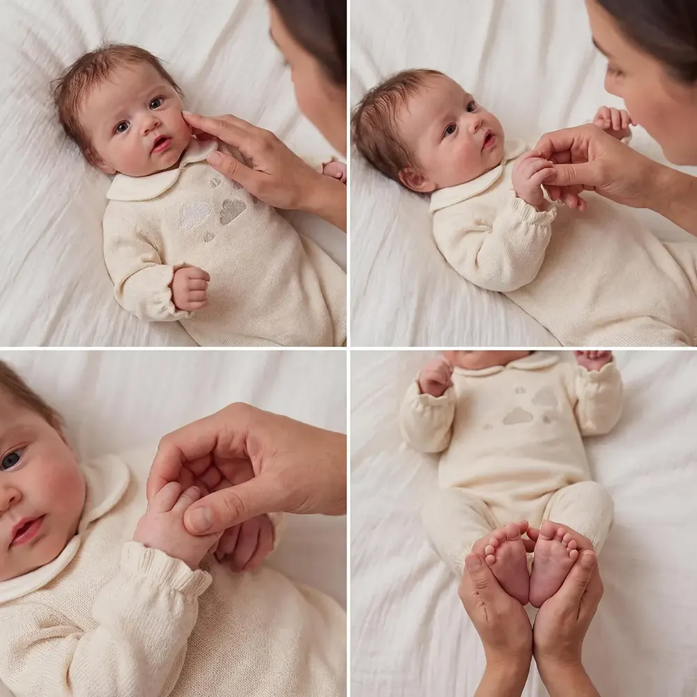 Reborn Baby Dolls with Chubby Face, Soft Limbs and Bendable Body, photograph 4