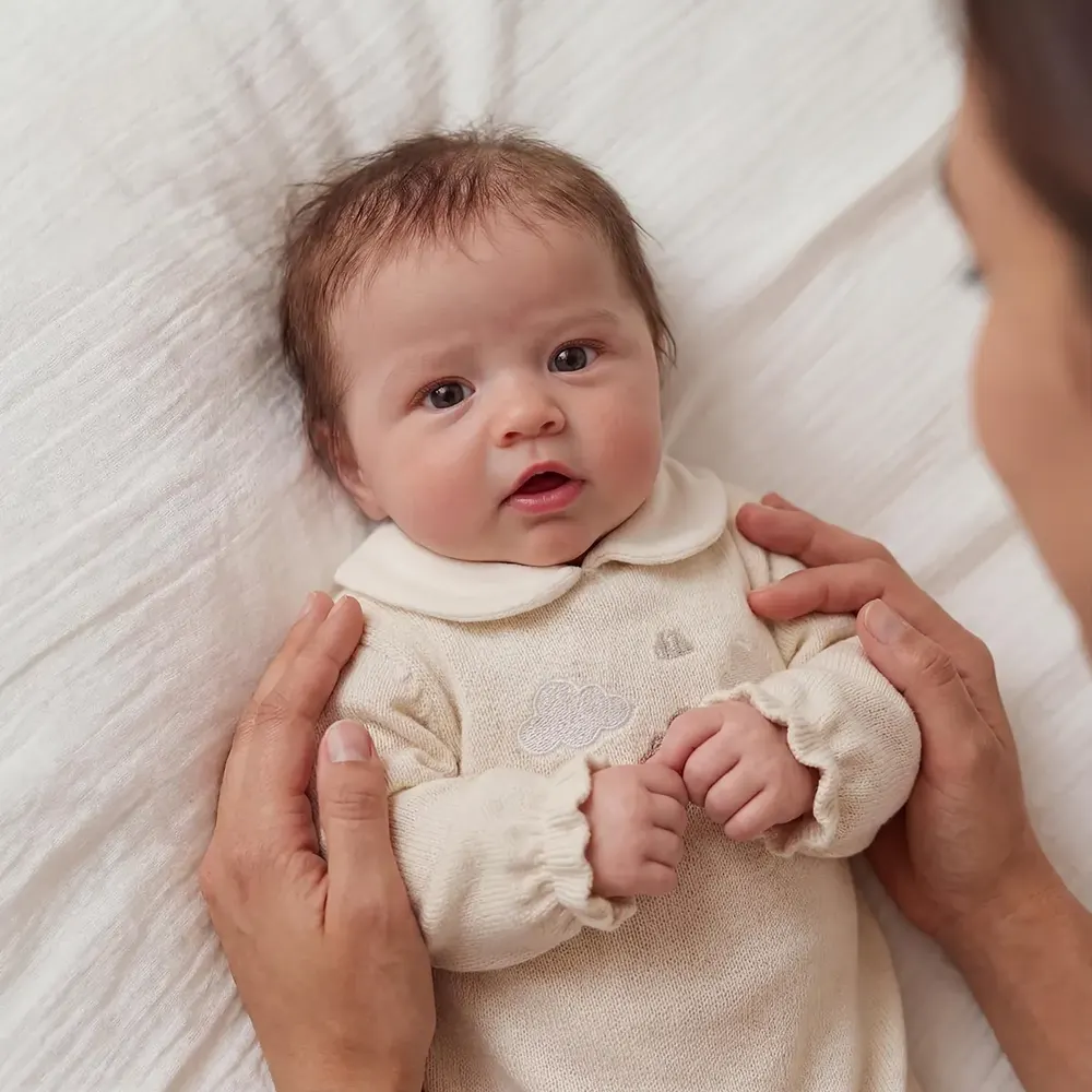 Reborn Baby Dolls with Chubby Face, Soft Limbs and Bendable Body, photograph 6